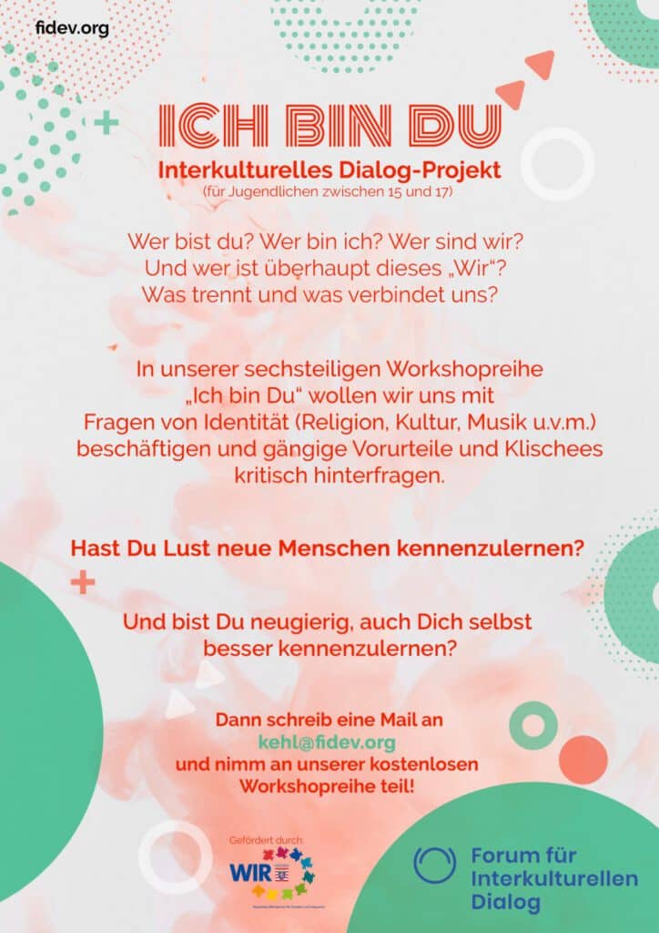 Flyer "Ich bin Du" Flyer “Ich bin Du”